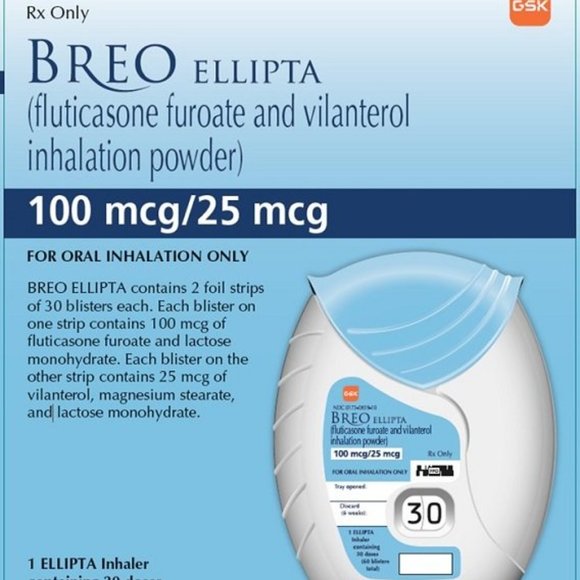 BREO Other Breo Ellipta 2025 Mcginhal Dry Powder Inhaler Nwt Poshmark
